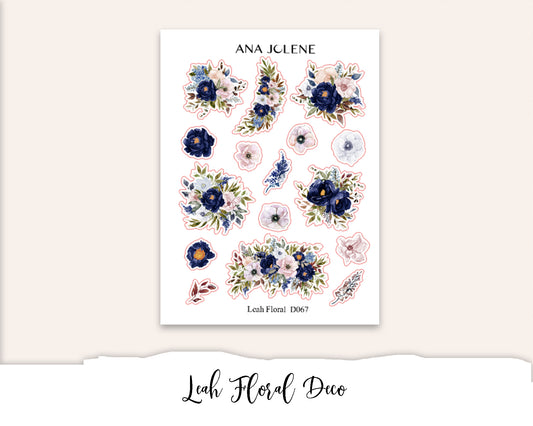 LEAH FLORAL Deco Stickers