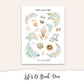 LIFE'S A BEACH Mini Journal Sticker Kit