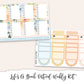 LIFE'S A BEACH Planner Sticker Kit (Vertical Weekly)