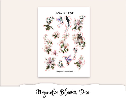 MAGNOLIA BLOOMS Deco Stickers