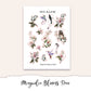 MAGNOLIA BLOOMS Planner Sticker Kit (Vertical Weekly)