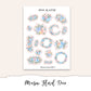 MAISON FLORAL Full Journal Sticker Kit