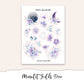 MOONLIT FIELDS Planner Sticker Kit (Vertical Weekly)