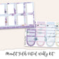 MOONLIT FIELDS Planner Sticker Kit (Vertical Weekly)