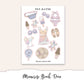 MOONRISE BEACH Mini Journal Sticker Kit