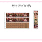 OLIVIA FLORAL Monthly Planner Sticker Kit (A5Wide)