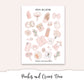 PEACHES AND CREAM Mini Journal Sticker Kit