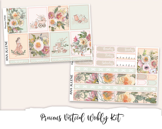 PRECIOUS Planner Sticker Kit (Vertical Weekly)