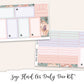 SAGE FLORAL EC A5 Daily Duo Planner Sticker Kit (Erin Condren)