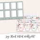 SAGE FLORAL Planner Sticker Kit (Vertical Weekly)