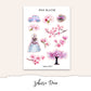 SAKURA Hobonichi Cousin Weekly Planner Sticker Kit
