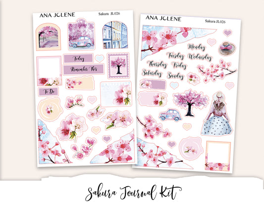 SAKURA Mini Journal Sticker Kit