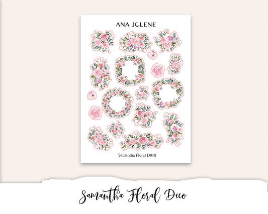 SAMANTHA FLORAL Deco Stickers