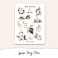 SNOW DAY Mini Journal Sticker Kit