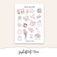 SOPHISTICATE EC A5 Monthly Planner Sticker Kit