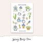 SPRING BREEZE Planner Sticker Kit (Vertical Weekly)