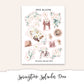 SPRINGTIME SPLENDOR Hobonichi Cousin Weekly Planner Sticker Kit
