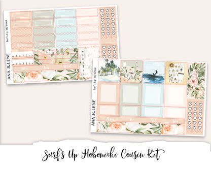 SURF'S UP Hobonichi Cousin Weekly Planner Sticker Kit