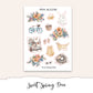 SWEET SPRING Planner Sticker Kit (Vertical Weekly)