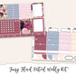 TANSY FLORAL Planner Sticker Kit (Vertical Weekly)