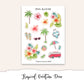 TROPICAL VACATION Mini Journal Sticker Kit