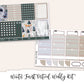 WINTER FOREST Planner Sticker Kit (Vertical Weekly)
