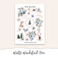 WINTER WONDERLAND Mini Journal Sticker Kit