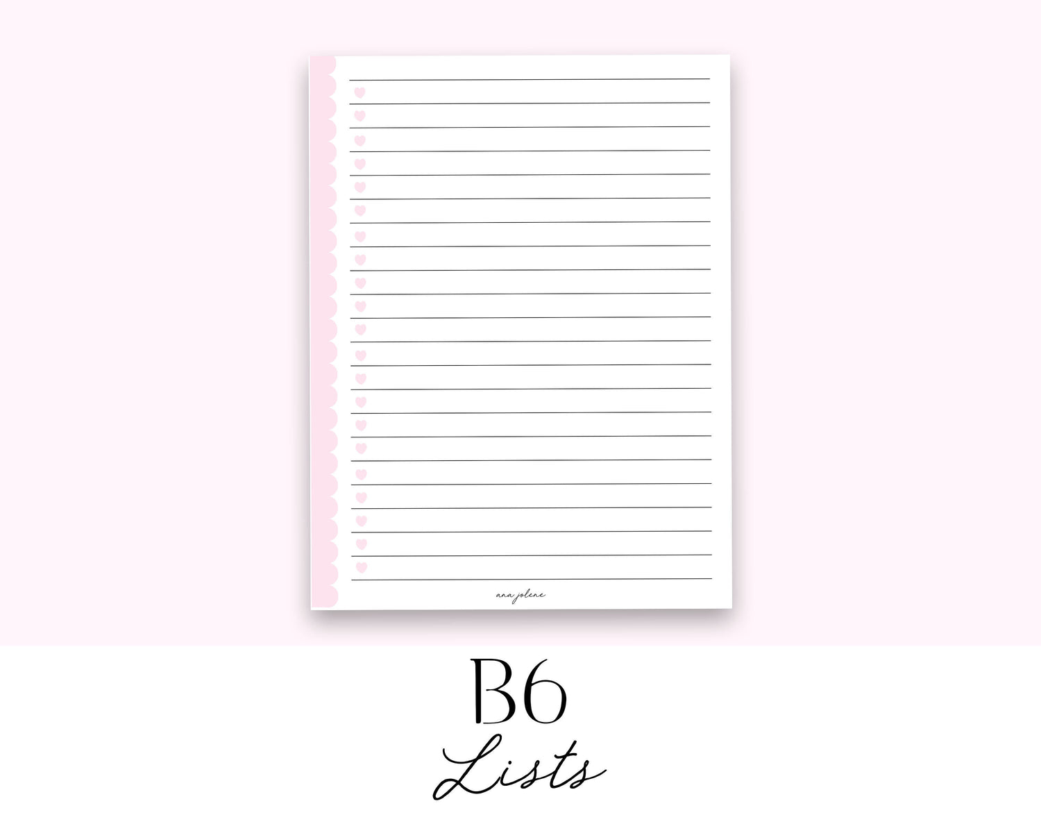 B6 Rings Printables