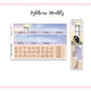 LIGHTHOUSE Monthly Planner Sticker Kit (A5Wide)