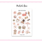 POOLSIDE Monthly Planner Sticker Kit (A5Wide)
